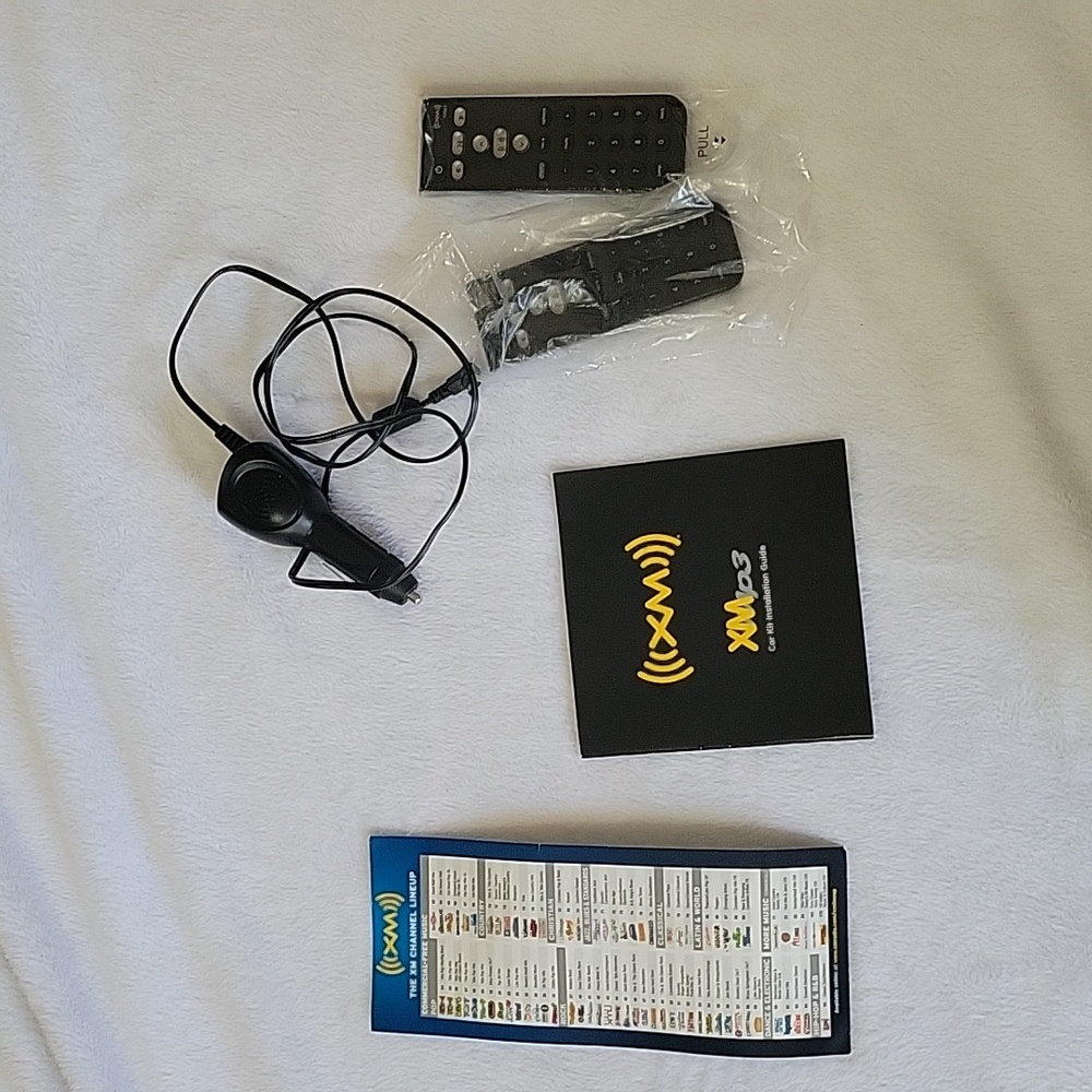 Free W any purchase! SiriusXM remote X 2 and Car Charger.